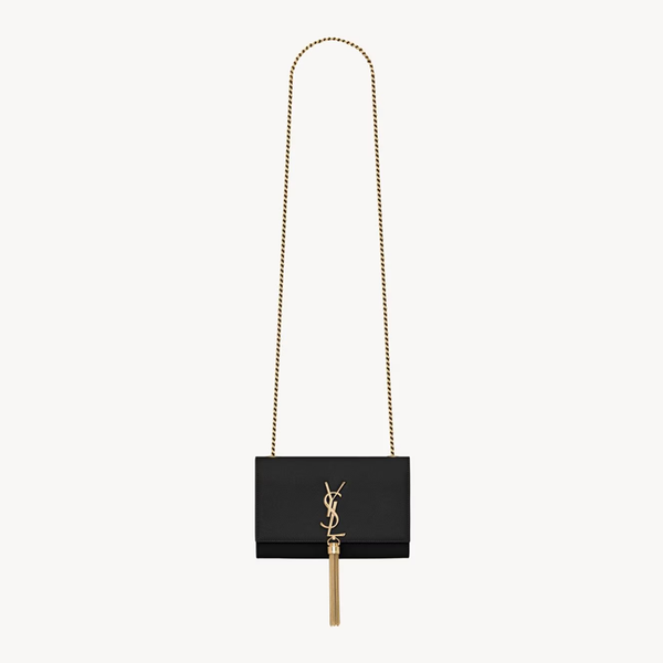 Kate Small Tassel con nappina in pelle grain de poudre