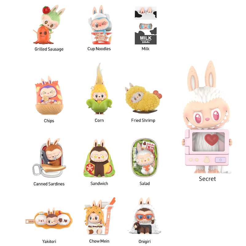 Labubu The Monster Wacky Mart Figures (1 box sigillato)