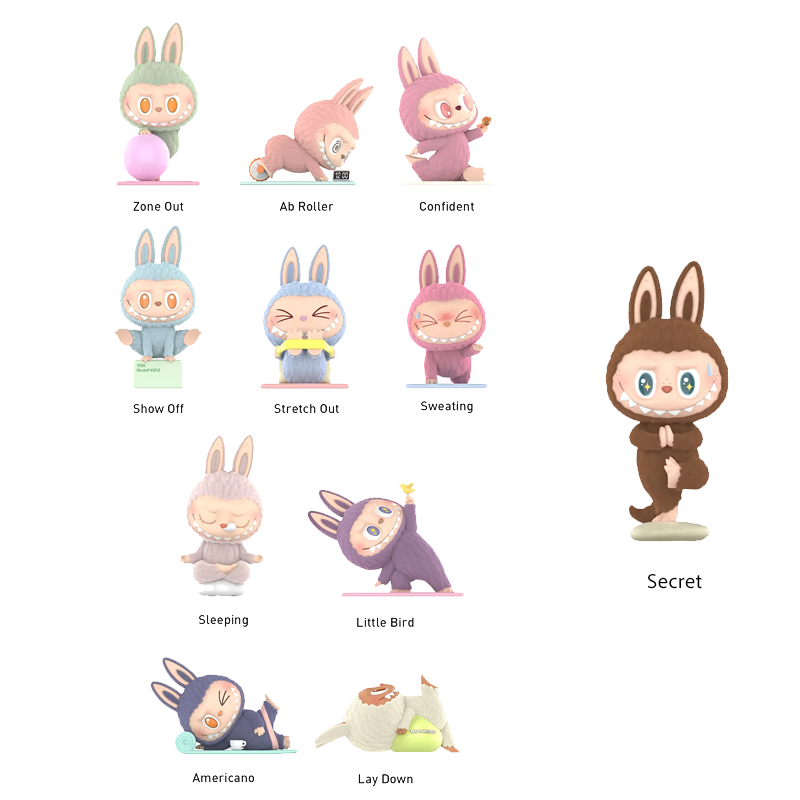 Labubu The Monsters Lazy Yoga (1 box sigillato)