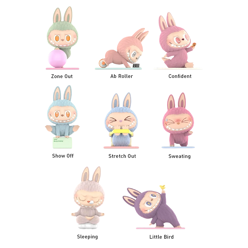 Labubu The Monsters Lazy Yoga (1 box sigillato)