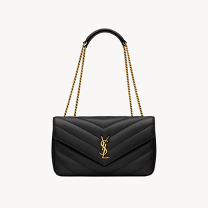 Loulou medium in pelle di agnello trapuntata