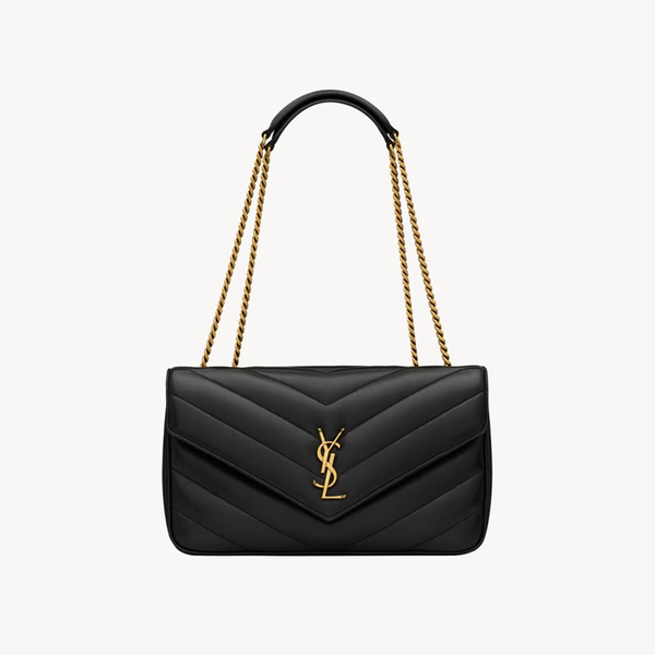 Loulou medium in pelle di agnello trapuntata