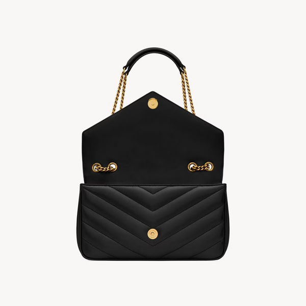 Loulou medium in pelle di agnello trapuntata