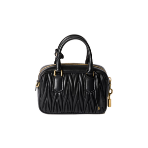 Arcadie Small Nappa Matelassé Black
