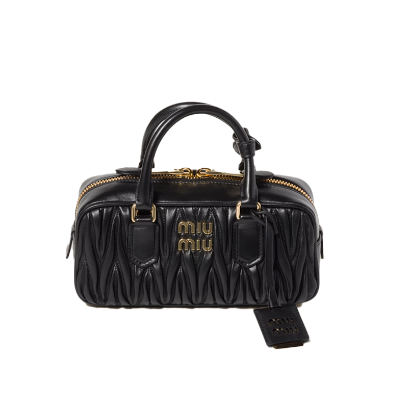 Arcadie Regular Nappa Matelassé Black