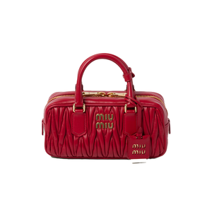 Arcadie Regular Nappa Matelassé Red