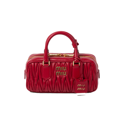 Arcadie Regular Nappa Matelassé Red