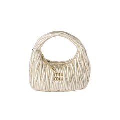 Hobo Wander Small Nappa Matelassé Pirite