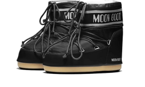 Moon Boot Icon Low Black Nylon
