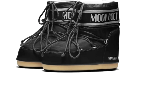Moon Boot Icon Low Black Nylon