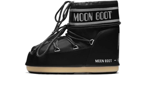 Moon Boot Icon Low Black Nylon