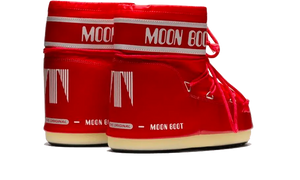 Moon Boot Icon Low Red Nylon