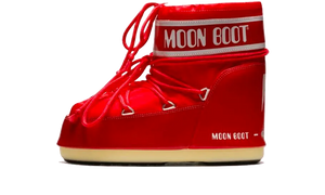 Moon Boot Icon Low Red Nylon