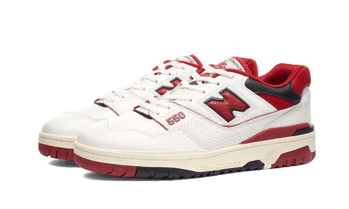 New Balance 550 Aime Leon Dore White Red - BB550AE1