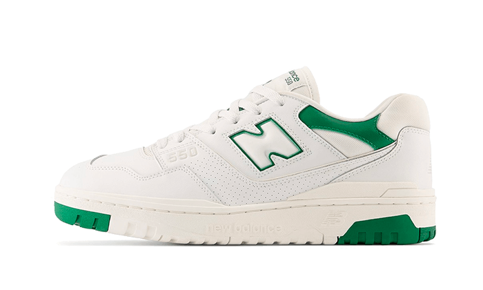 New Balance 550 White Classic Green