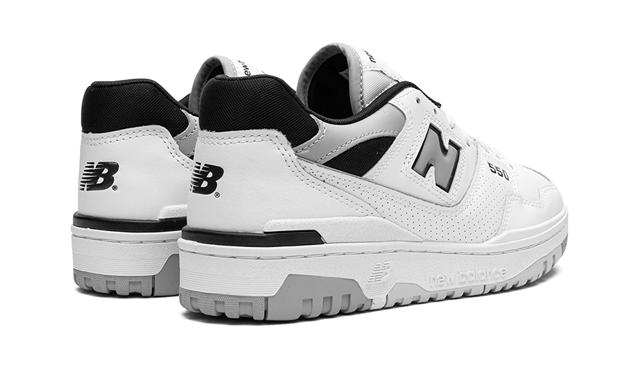 New Balance 550 White Concrete Black