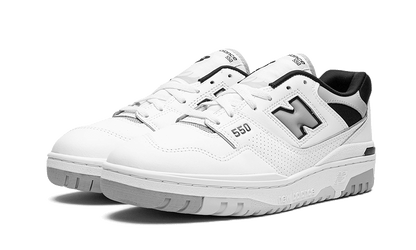 New Balance 550 White Concrete Black