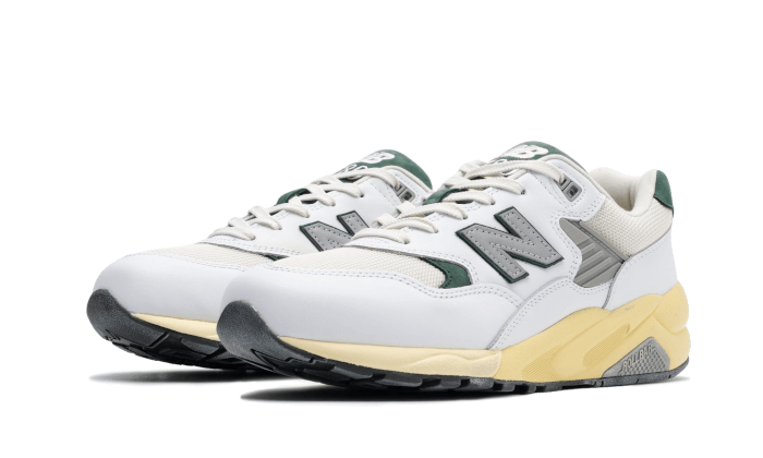 New Balance 580 White Nightwatch Green