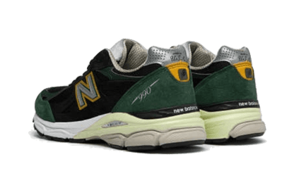 New Balance 990 V3 Black Green Yellow - M990CP3