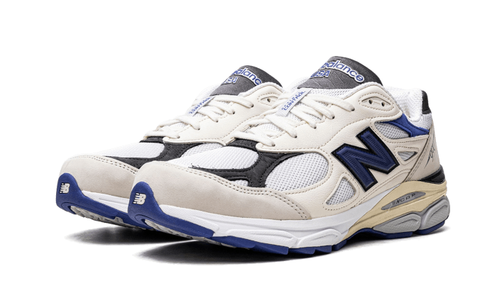 New Balance 990 v3 Made In USA Cream Blue