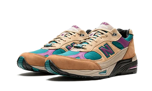New Balance 991 Made In UK Palacio Marrón Teal