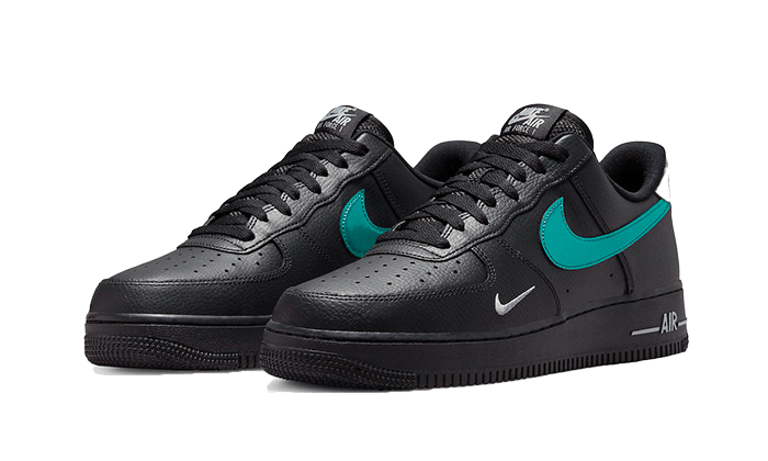 Nike Air Force 1 Low Black Blue Lightning 