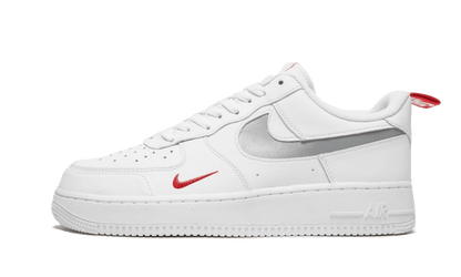 Nike Air Force 1 Low White Red Mini Swoosh - DO6709-100