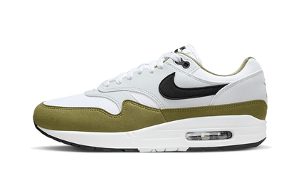 Nike Air Max 1 White Black Medium Olive