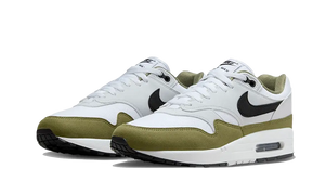 Nike Air Max 1 White Black Medium Olive