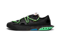 Nike Blazer Low Off-White Black Green - DH7863-001