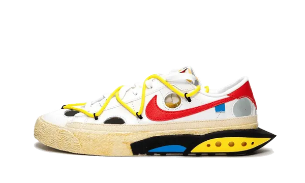 Nike Blazer Low Off-White White University Red - DH7863-100
