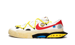 Blazer Low Off-White White University Red