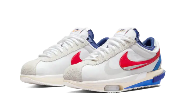 Nike Cortez 4.0 Sacai Blanco Universidad Rojo Azul