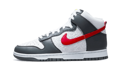 Nike Dunk High Embossed Basketball Grey Red