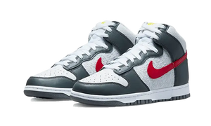 Nike Dunk High Embossed Basketball Grey Red