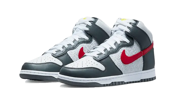 Nike Dunk High Embossed Basketball Grey Red
