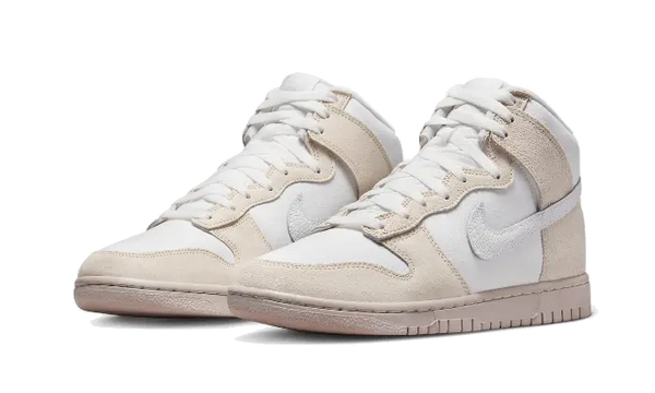 Nike Dunk High Retro PRM Cracked Leather Swoosh