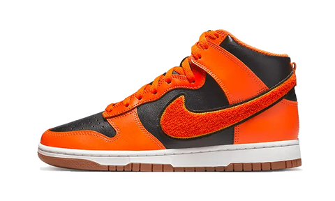 Dunk High University Chenille Swoosh Safty Orange