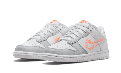 Nike Dunk Low 3D Swoosh White Grey