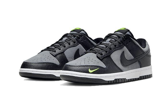 Nike Dunk Low Black Grey Green Strike