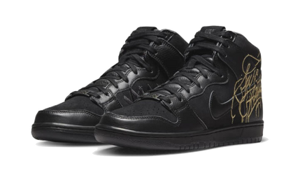 Nike SB Dunk High FAUST Black Gold