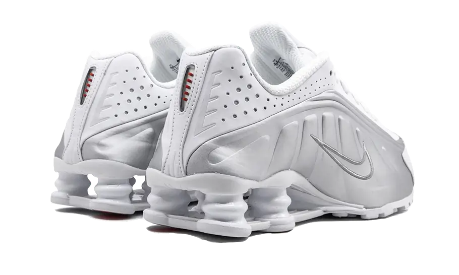 Shox R4 White Metallic Silver Sneakers Nike - Main Image