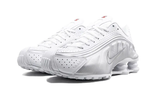Nike Shox R4 White Metallic Silver