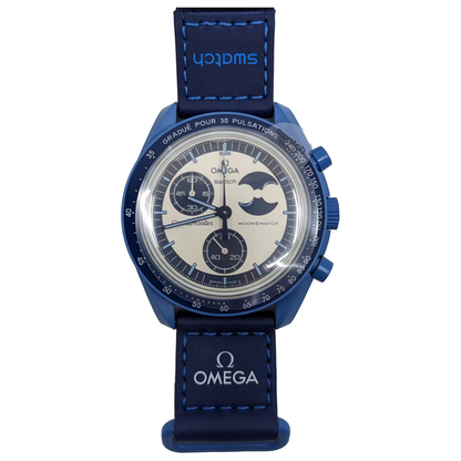 Omega x Swatch Bioceramic Moonswatch Mission To The Super Blue Moonphase