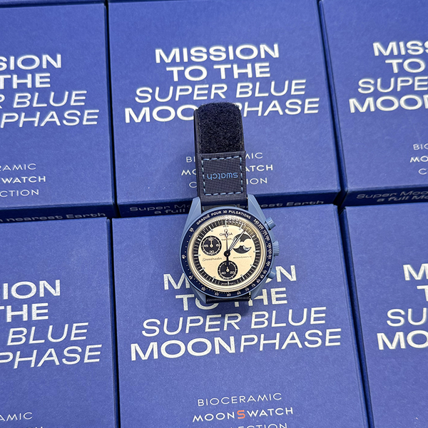 Bioceramic Moonswatch Misión a la Super Blue Moonphase - Blckthemall s.r.l.s.
