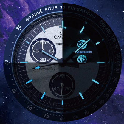 Omega x Swatch Bioceramic Moonswatch Mission To The Super Blue Moonphase