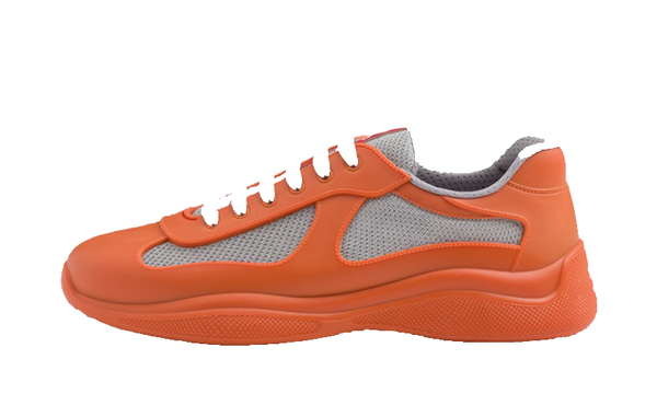America's Cup Goma suave y tela bicicleta Naranja Prada Sneakers