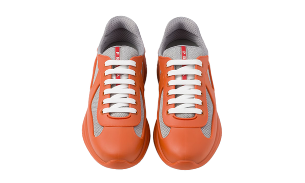 America's Cup Goma suave y tela bicicleta Naranja Prada Sneakers