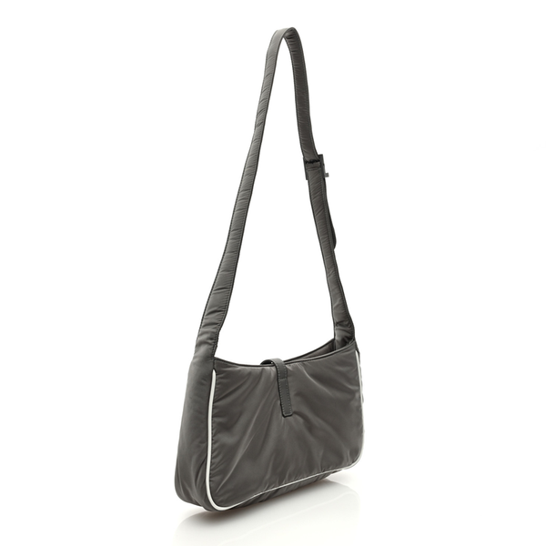 Le 5 à 7 Crossbody Bag Gris claro / Verde
