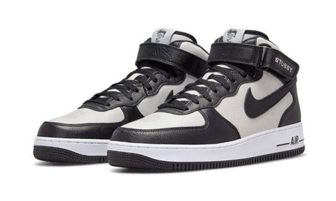 Air Force 1 Mid Stussy Gray Black